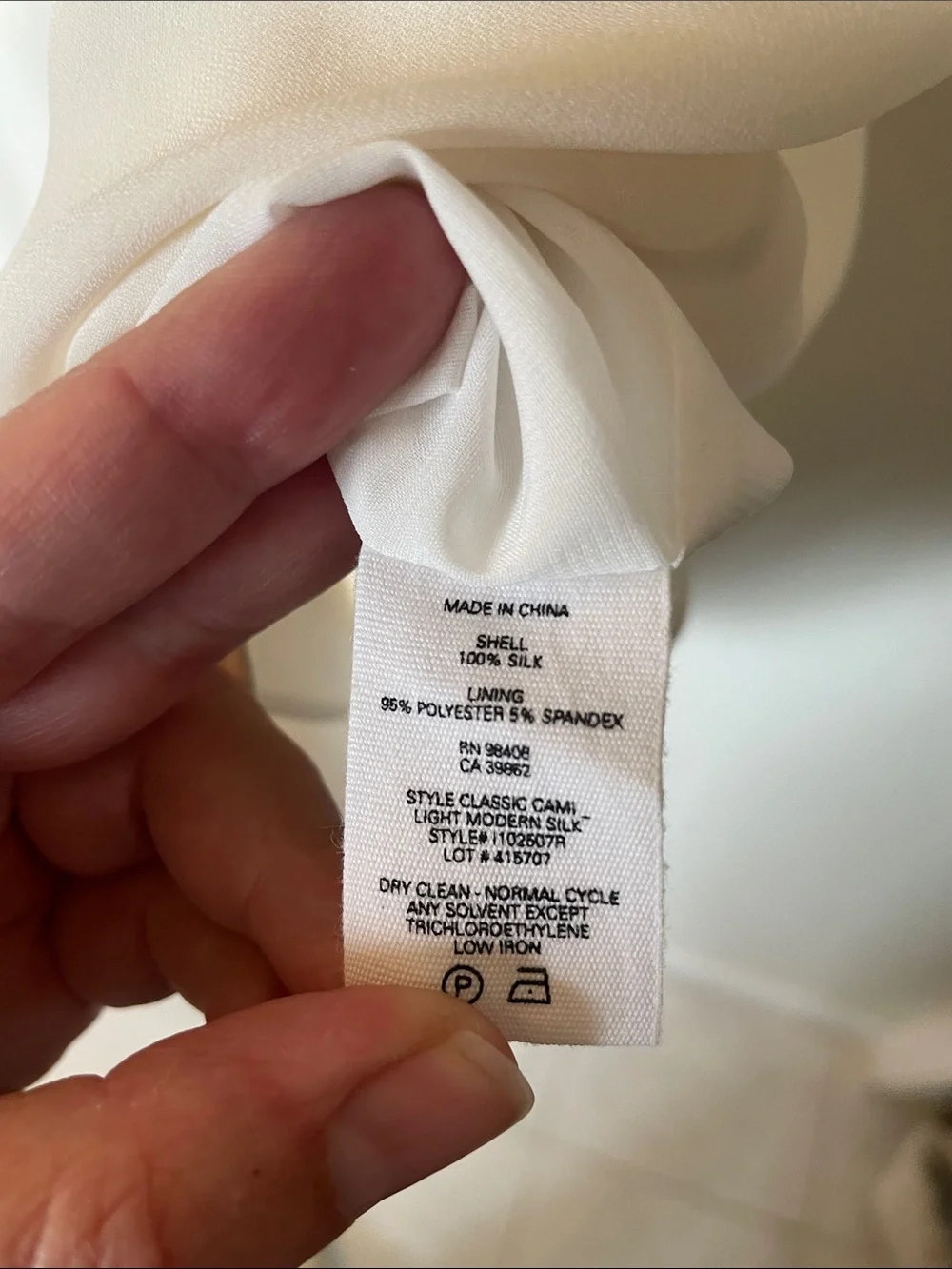 Theory cream camisole